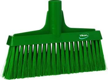Miotła do podłóg 260 mm. miękko/ twarda. zielona | VIKAN 31042