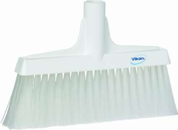 Miotła do podłóg 260 mm. miękko/ twarda. biała | VIKAN 31045