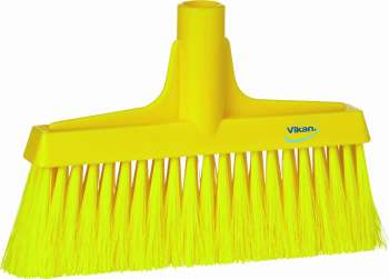 Miotła do podłóg 260 mm. miękko/ twarda. zółta | VIKAN 31046