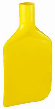 Skrobaczka łopatkowa do żywności. polietylenowa. elastyczna. miękka. 220 mm. żółty | VIKAN 70136