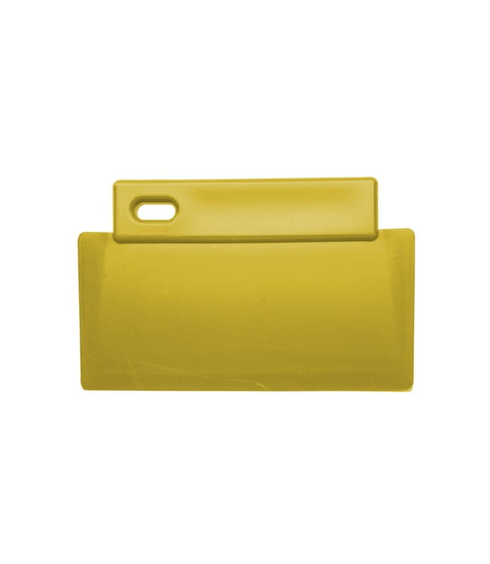 Skrobaczka wykrywalna ergonomiczna (20cm) zółta
