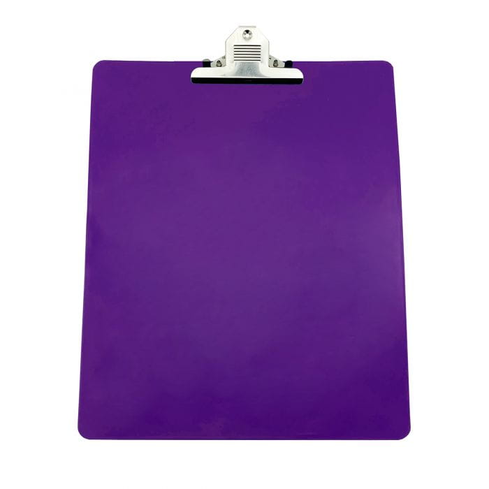 Wykrywalna podkładka plastikowa - z dużym klipsem Detectamet I030 fioletowa