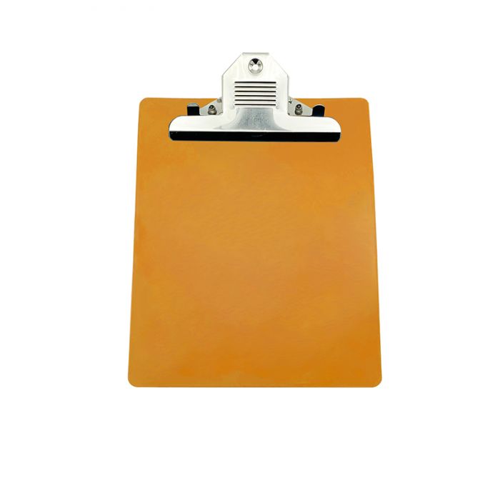 Wykrywalna podkładka plastikowa - z dużym klipsem Detectamet I030 a5 pomarańczowa