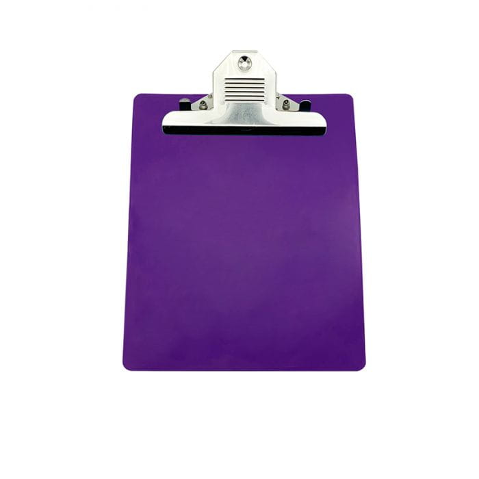 Wykrywalna podkładka plastikowa - z dużym klipsem Detectamet I030 a5 fioletowa
