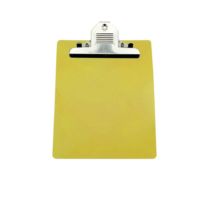 Wykrywalna podkładka plastikowa - z dużym klipsem Detectamet I030 a5 żółta