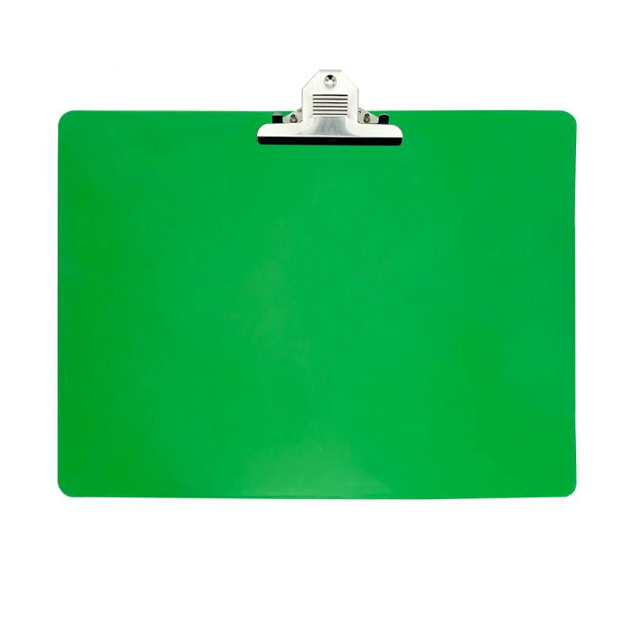 Wykrywalna podkładka plastikowa - z dużym klipsem Detectamet I030 pozioma  zielona