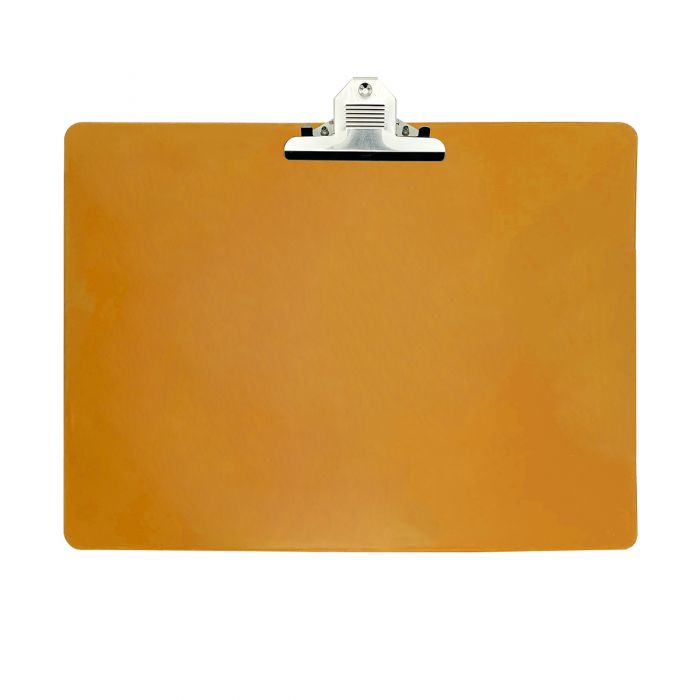Wykrywalna podkładka plastikowa - z dużym klipsem Detectamet I030 pozioma pomarańczowa