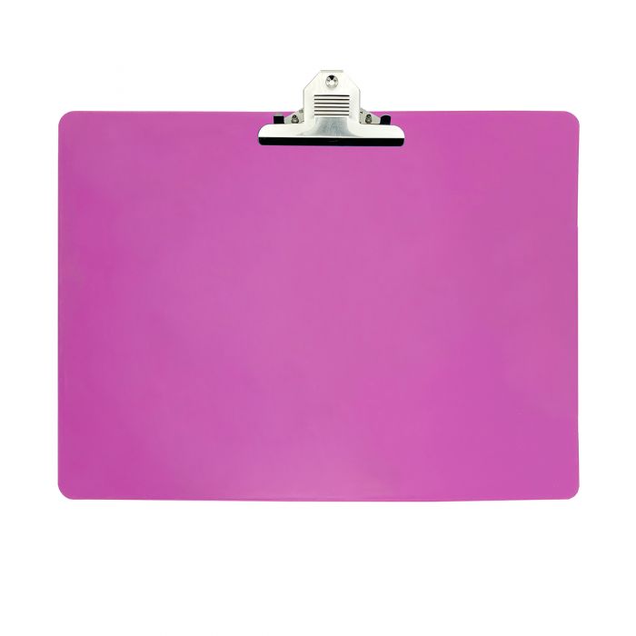 Wykrywalna podkładka plastikowa - z dużym klipsem Detectamet I030 pozioma różowa