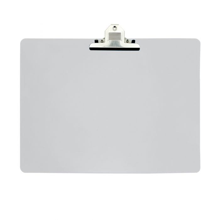 Wykrywalna podkładka plastikowa - z dużym klipsem Detectamet I030 pozioma  biała