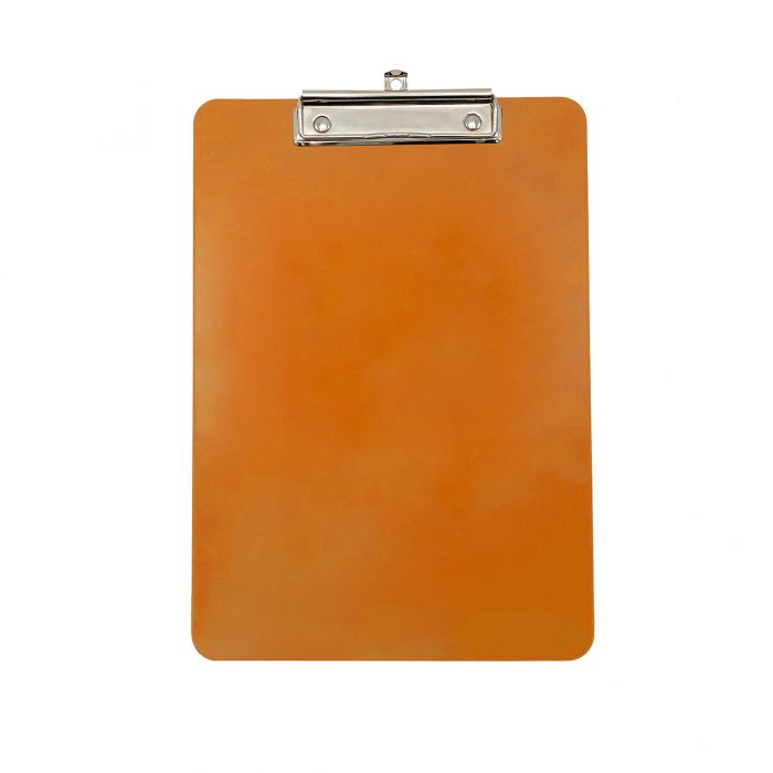 Wykrywalna podkładka plastikowa - z małym klipsem Detectamet I029 a4 pomarańczowa