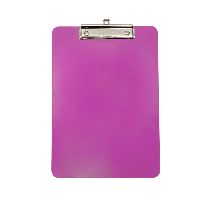 Wykrywalna podkładka plastikowa - z małym klipsem Detectamet I029 a4 różowa