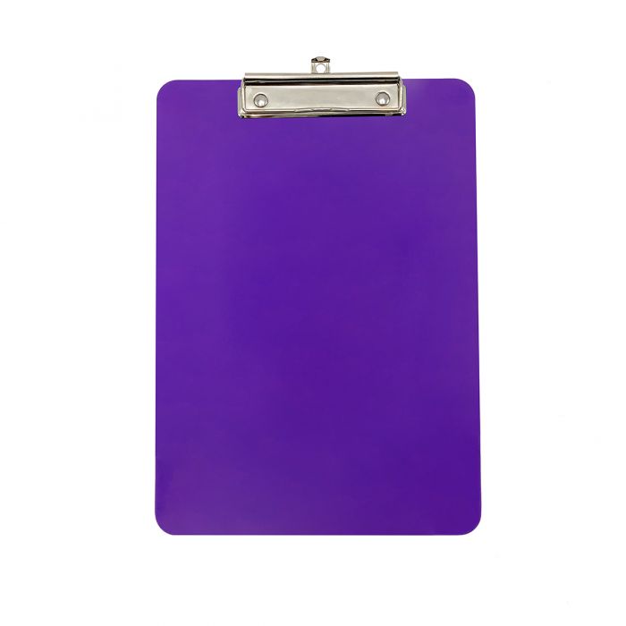 Wykrywalna podkładka plastikowa - z małym klipsem Detectamet I029 a4 fioletowa
