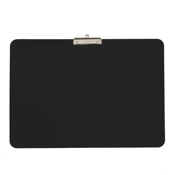 Wykrywalna podkładka plastikowa - z małym klipsem Detectamet I029 a3 pozioma czarna