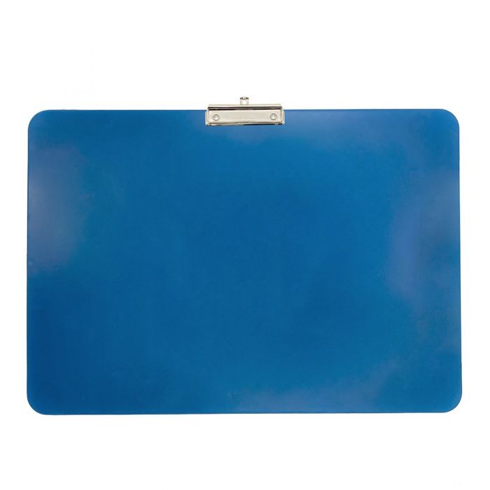 Wykrywalna podkładka plastikowa - z małym klipsem Detectamet I029 a3 pozioma niebieska