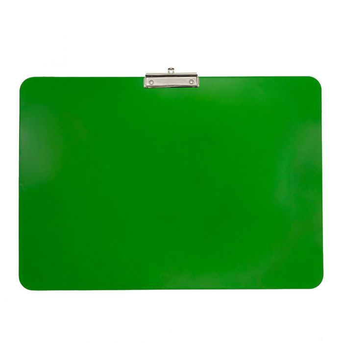 Wykrywalna podkładka plastikowa - z małym klipsem Detectamet I029 a3 pozioma zielona