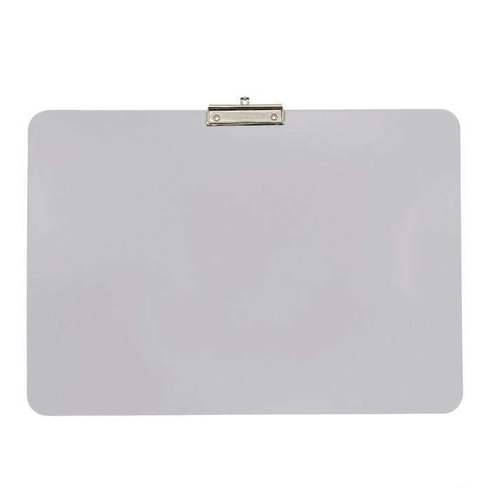 Wykrywalna podkładka plastikowa - z małym klipsem Detectamet I029 a3 pozioma biała