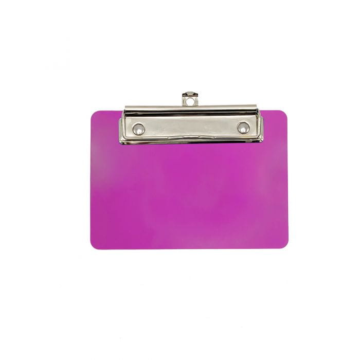 Wykrywalna podkładka plastikowa - z małym klipsem Detectamet I029 a5 pozioma różowa
