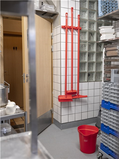 System wieszaków ściennych na 2-5 produktów, 420 mm, biały | VIKAN 10115