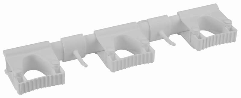 System wieszaków ściennych na 2-5 produktów, 420 mm, biały | VIKAN 10115