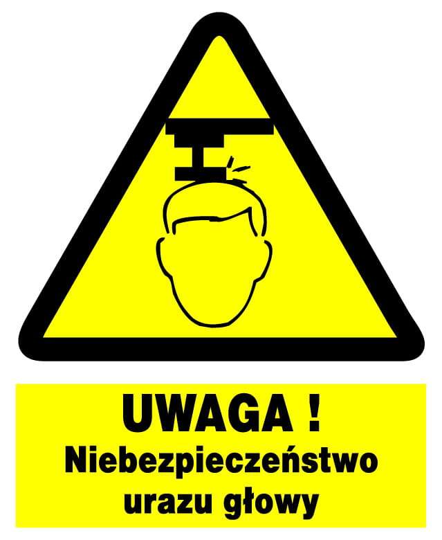 Uwaga! Niebezpieczeństwo urazu głowy ZOO-14