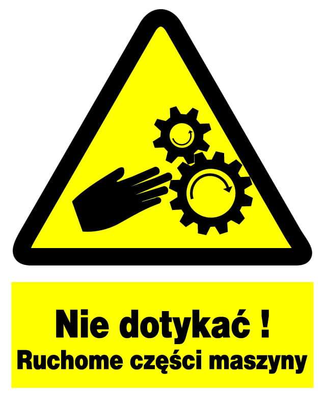 Nie dotykać! Ruchome części maszyny ZOO-26