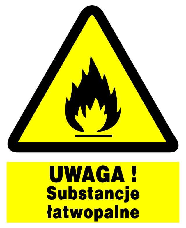 Uwaga! Substancje łatwopalne ZOO-28