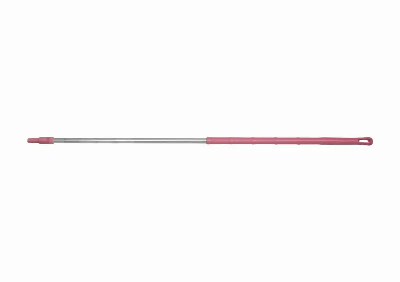 Kij aluminiowy ergonomiczny 1500x32mm 29814 różowy