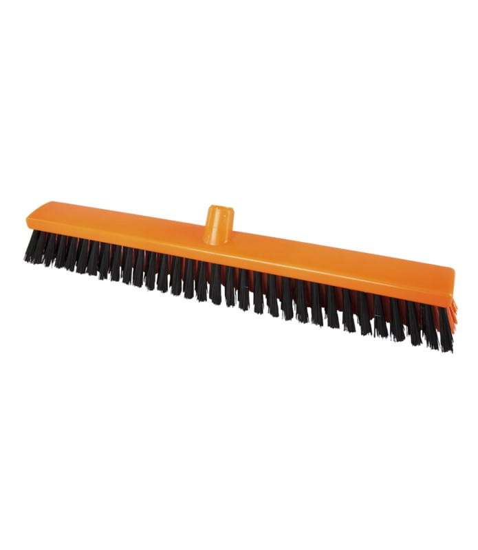 Zmiotka z dwoma grubościami włosia 600x60 mm PBT 0.30/0.70. włosie 55 mm 27176 pomarańczowa