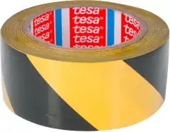 Taśma oznaczeniowa PVC żółto-czarna 50mmx33 m TESA 60760