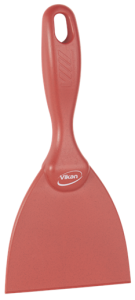 Skrobak wykrywalny  102 mm czerwony | VIKAN 40634