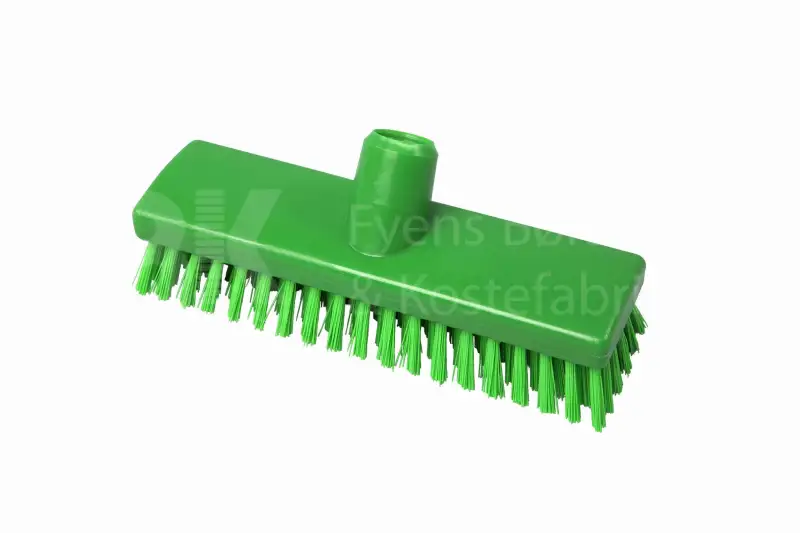 Szczotka do podłogi 225x60 mm PBT 0.50. włosie 30 mm 22153 zielona