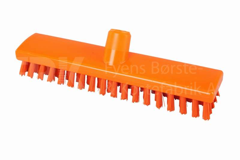 Szczotka do podłogi 300 x 60 mm PBT 0.50. włosie 25 mm 23153 pomarańczowa