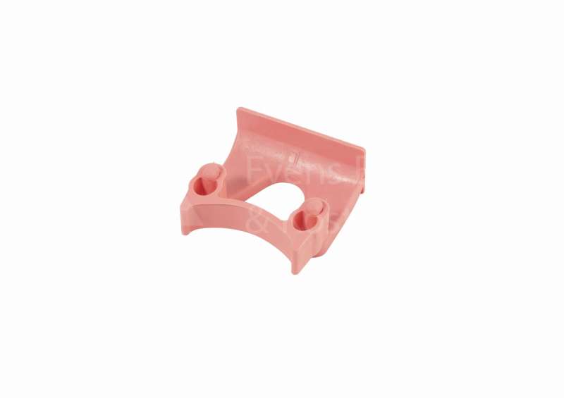 Uchwyt duży Ø 28 - 38 mm wzmocniony włóknem szklanym 15151 różowy