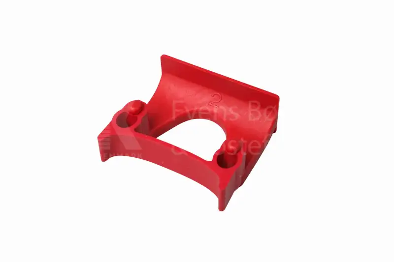 Uchwyt duży Ø 28 - 38 mm wzmocniony włóknem szklanym 15151  czerwony