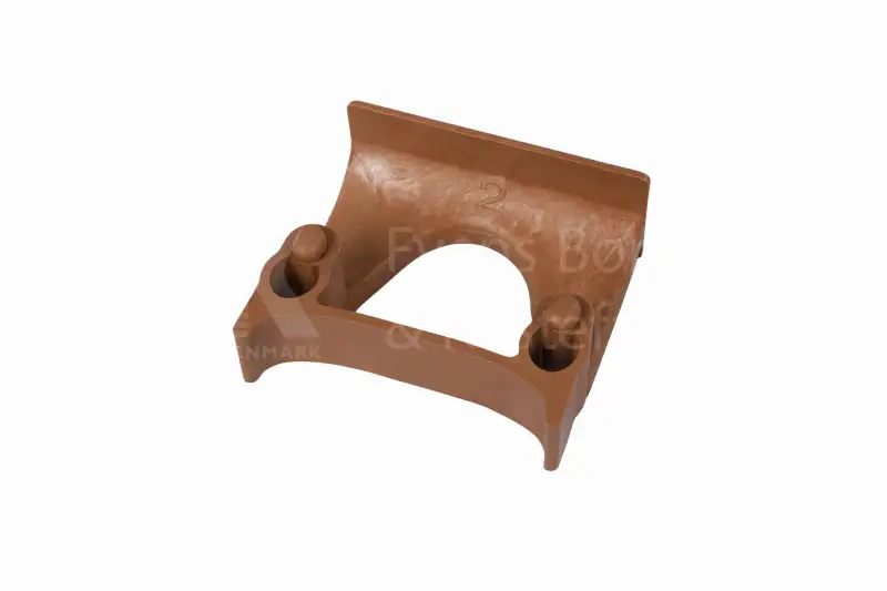 Uchwyt duży Ø 28 - 38 mm wzmocniony włóknem szklanym 15151  brązowy