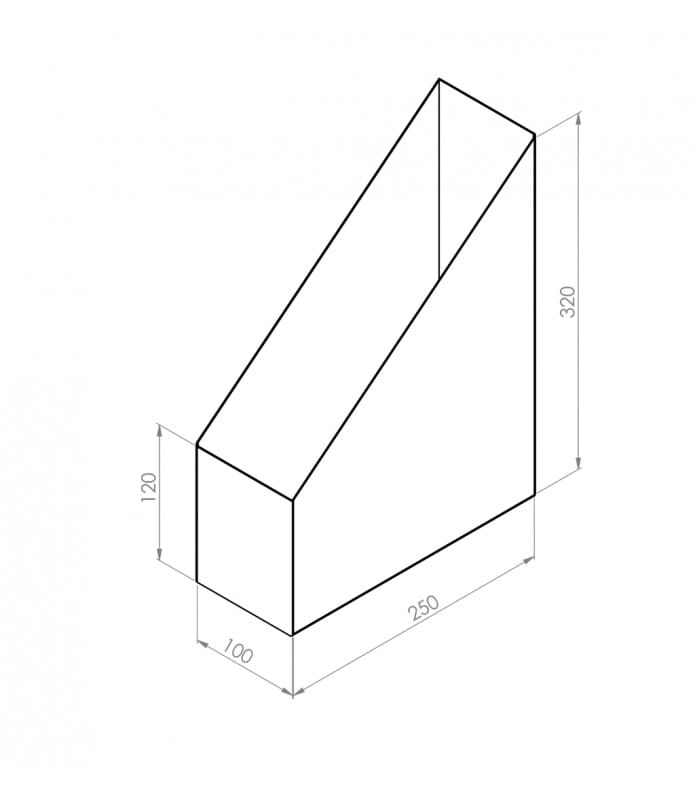 Organizer ze stali nierdzewnej na dokumenty stojak P2332