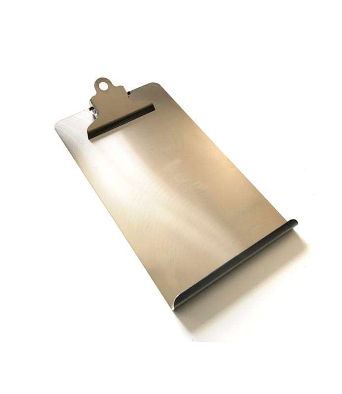 Podkładka do pisania nierdzewna pionowa z półką A5 P2793