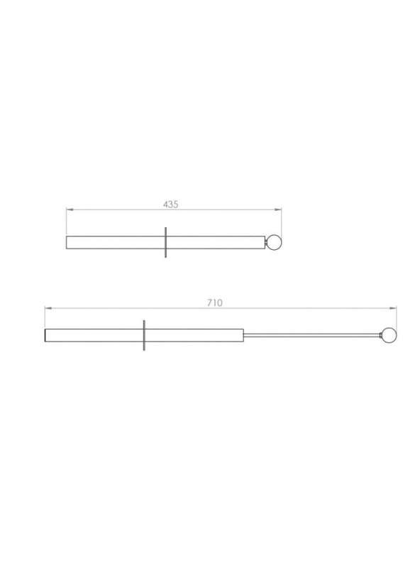 Magnetyczny zbieracz ze stali nierdzewnej 435-710 mm 25 mm P2693