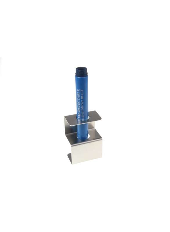 Uchwyt ze stali nierdzewnej na długopisy - markery - pojedynczy 50 mm P0071