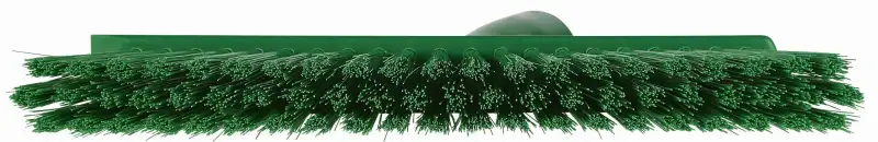 Miotła kątowa, miotła z ukośnym włosiem, twardość średnia, szerokość 250 mm, zielona, VIKAN 31032