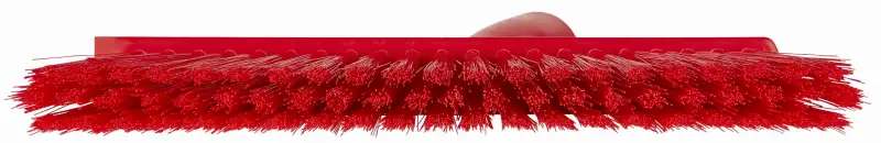 Miotła kątowa, miotła z ukośnym włosiem, twardość średnia, szerokość 250 mm, czerwona, VIKAN 31034