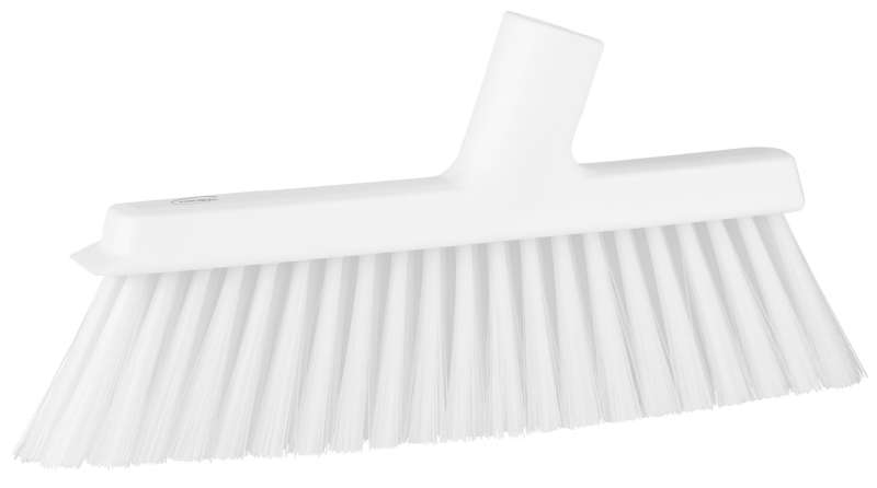 Miotła kątowa, miotła z ukośnym włosiem, twardość średnia, szerokość 250 mm, biała, VIKAN 31035