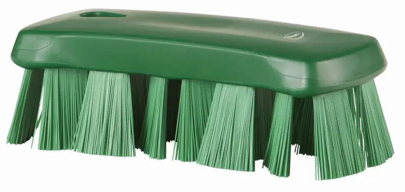 Ultrabezpieczna szczotka ręczna, szczotka UST, mała, sztywna, twarda, 176 mm, zielona, VIKAN 38912