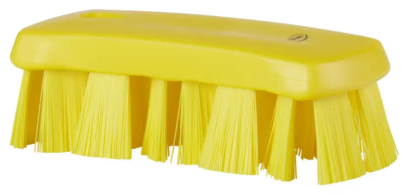Ultrabezpieczna szczotka ręczna, szczotka UST, mała, sztywna, twarda, 176 mm, żółta, VIKAN 38916