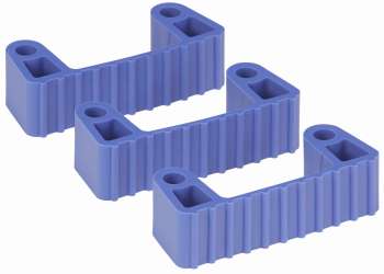 Zestaw 3 gumek zamiennych do wieszaków Hi-Flex 10118 i 10138, 120 mm, fioletowe, VIKAN 10028