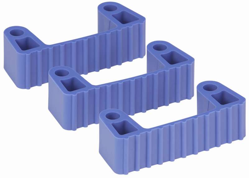 Zestaw 3 gumek zamiennych do wieszaków Hi-Flex 10118 i 10138, 120 mm, fioletowe, VIKAN 10028