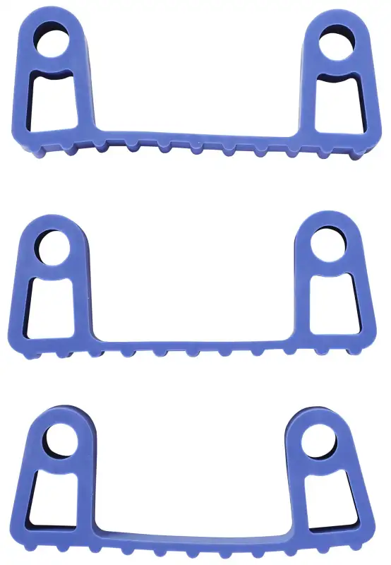 Zestaw 3 gumek zamiennych do wieszaków Hi-Flex 10118 i 10138, 120 mm, fioletowe, VIKAN 10028