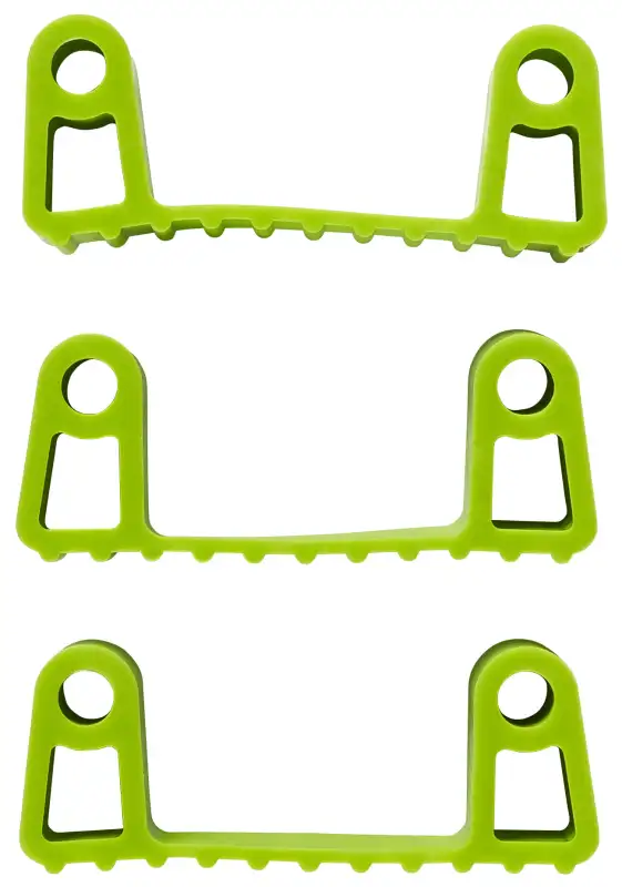 Zestaw 3 gumek zamiennych do wieszaków Hi-Flex 101177 i 101377, 120 mm, limonkowe, VIKAN 100277