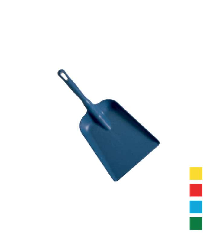 Wykrywalna łopata ręczna 270x320mm. krótka 540mm 70305 niebieska