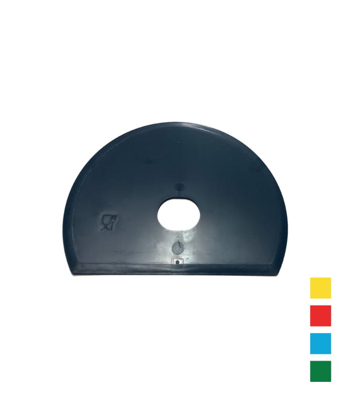 Skrobaczka wykrywalna elastyczna z otworem duża (160mm) 71915 Niebieska